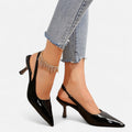 Dorevelle | Women’s Heeled Pumps – Riviera D’Orsay Style