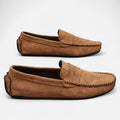 Dorevelle Men's Elegant Leather Slip-On Loafers for Stylish Comfort