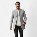 Dorevelle | Men’s Tailored Coat – Classic Solid Comfort