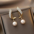 Elegant Gold Pearl Earrings for Radiant Glamour