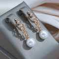 Chic Dangling Beaded Earrings for a Glamorous Look