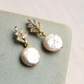 Fascinating Baroque Pearl Earrings in Elegant Design