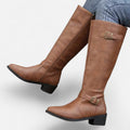 Dorevelle | Women’s Mid-Calf Buckle Boots