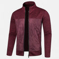 Dorevelle | Men’s Zip Jacket – Refined Knit Autumn Elegance