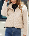 Odette - super soft plush jacket with practical zipper for ultimate comfort