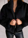 Cosyfaux β Extra Warm and Comfortable Faux Fur Jacket with Practical Zipper