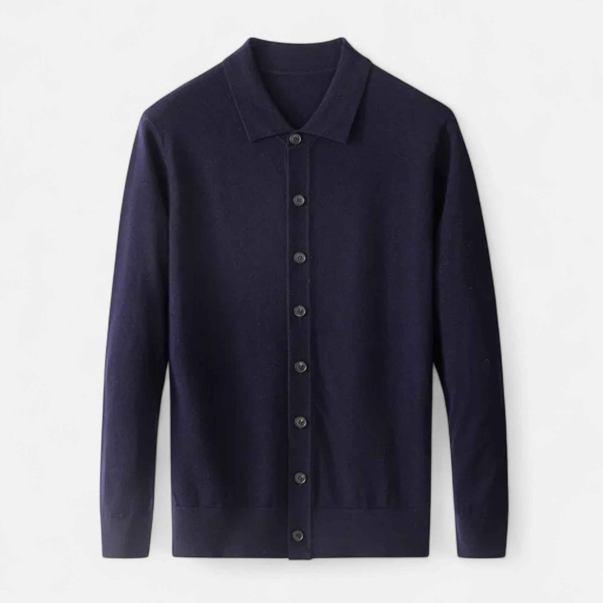 Dorevelle Men’s Wool Sweater – Premium Fine Yarn Button-Up Classic for Timeless Style