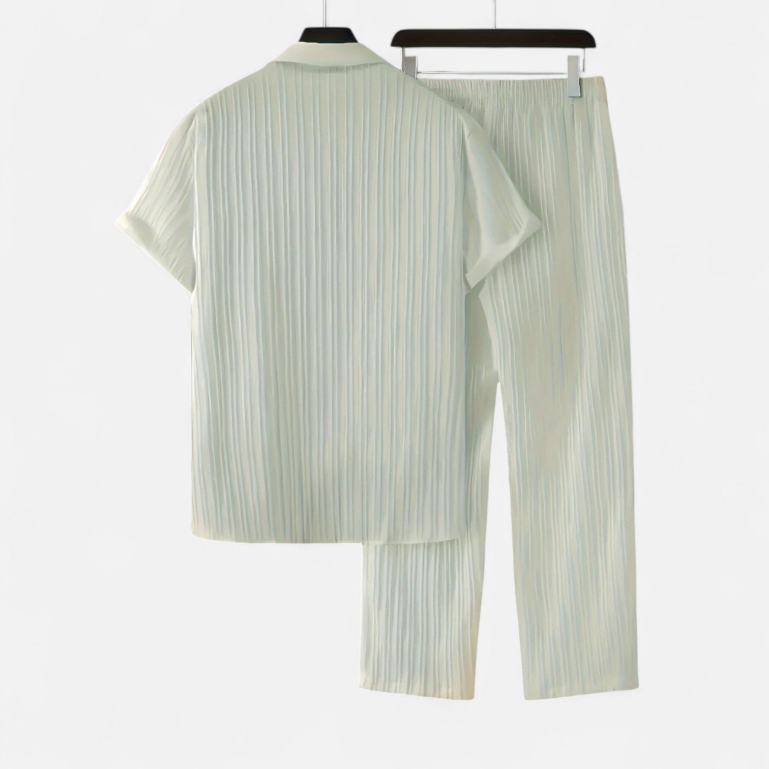 Dorevelle Men’s Linen Set – Stylish Riviera Button-Up Comfort