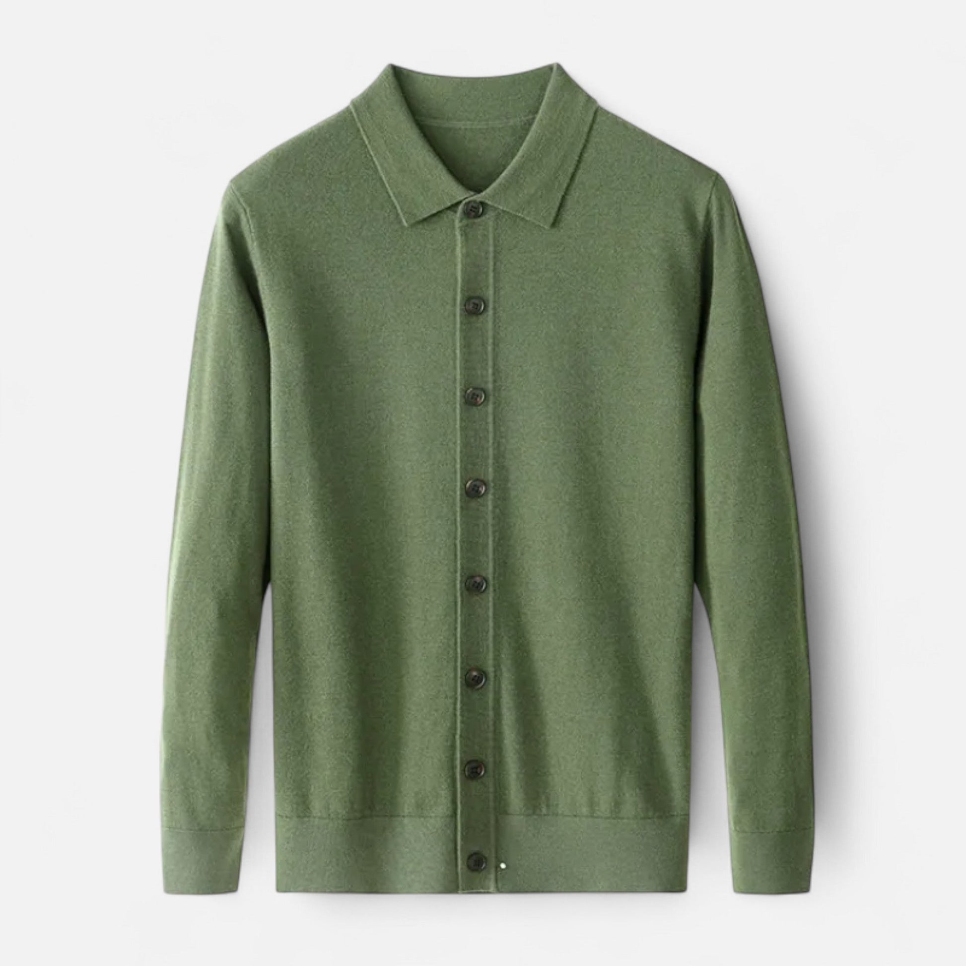 Dorevelle Men’s Wool Sweater – Premium Fine Yarn Button-Up Classic for Timeless Style