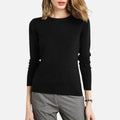 Dorevelle | Damen Merino-Wollpullover – Zeitlose O-Ausschnitt Eleganz