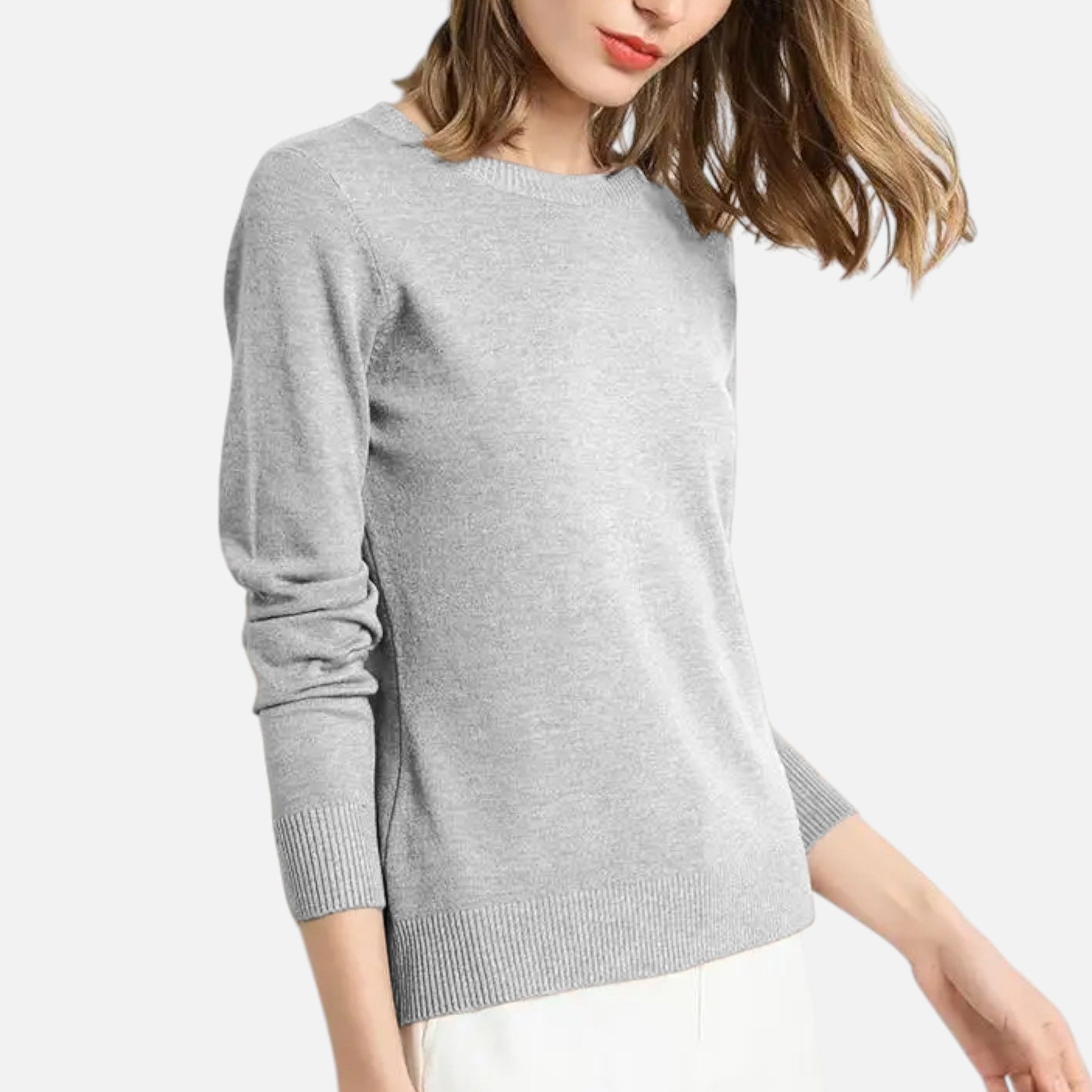 Dorevelle | Damen Merino-Wollpullover – Zeitlose O-Ausschnitt Eleganz