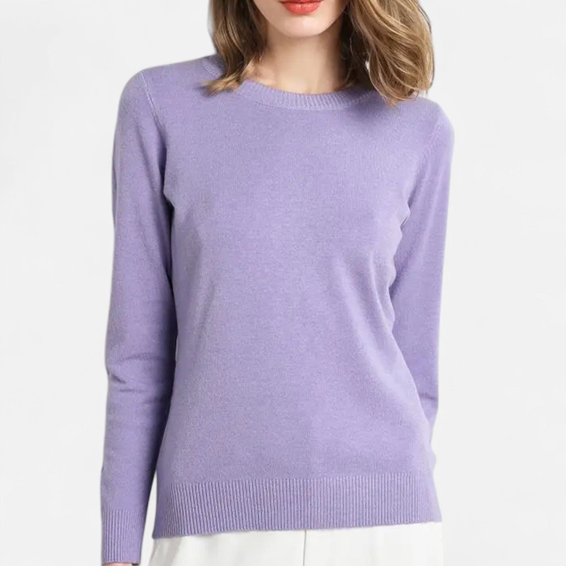 Dorevelle | Damen Merino-Wollpullover – Zeitlose O-Ausschnitt Eleganz