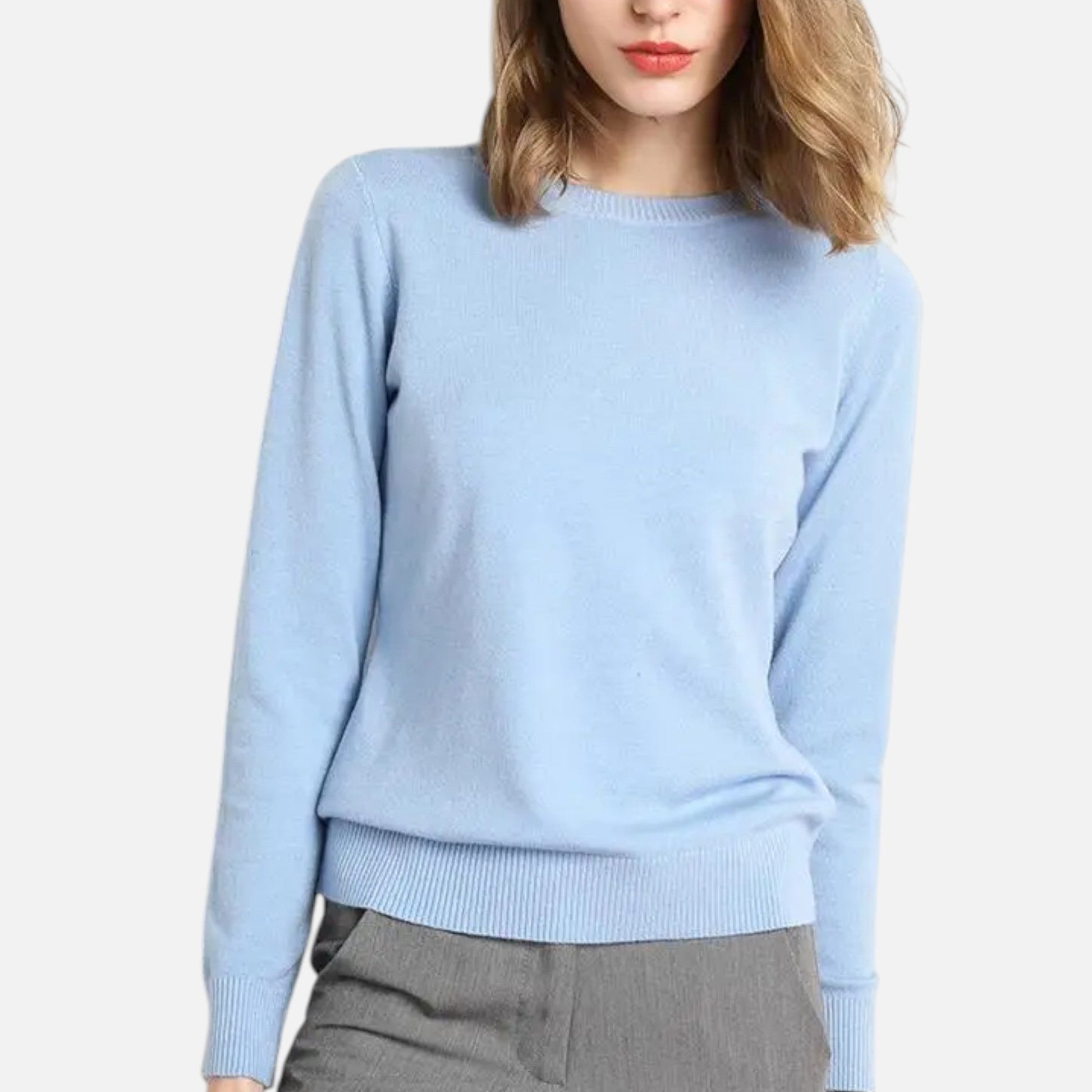 Dorevelle | Damen Merino-Wollpullover – Zeitlose O-Ausschnitt Eleganz