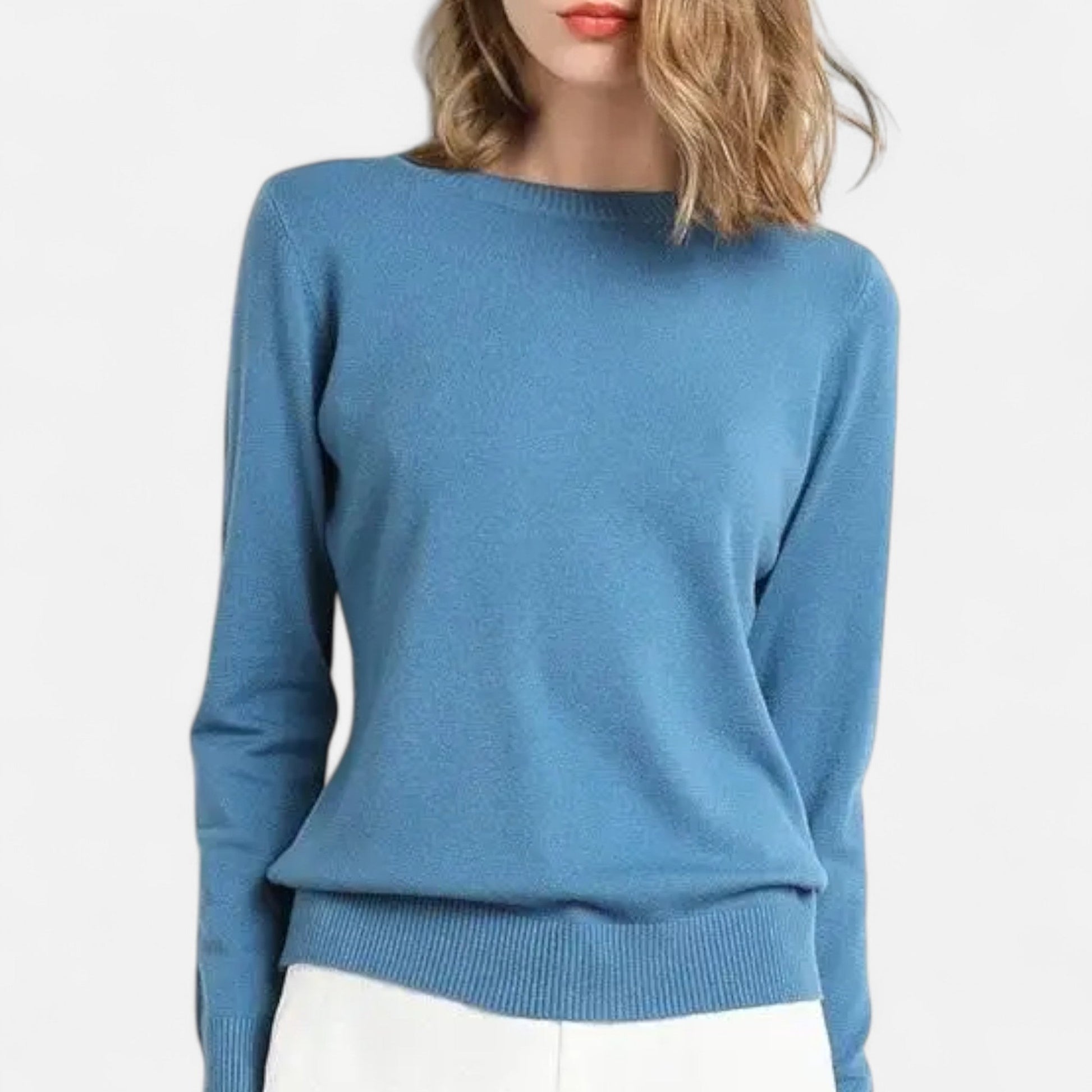 Dorevelle | Damen Merino-Wollpullover – Zeitlose O-Ausschnitt Eleganz