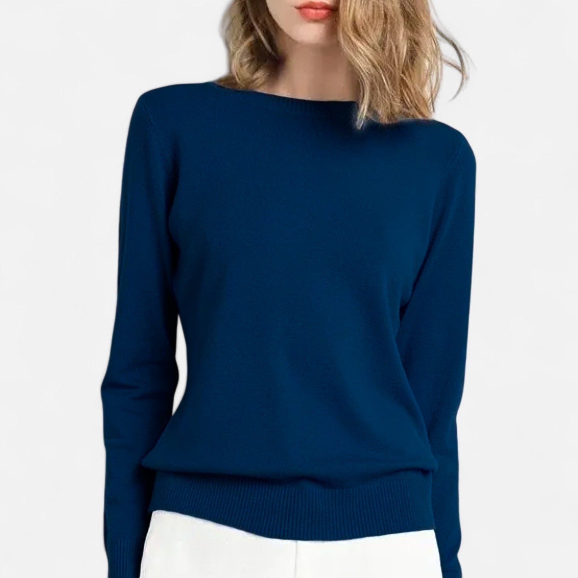 Dorevelle | Damen Merino-Wollpullover – Zeitlose O-Ausschnitt Eleganz