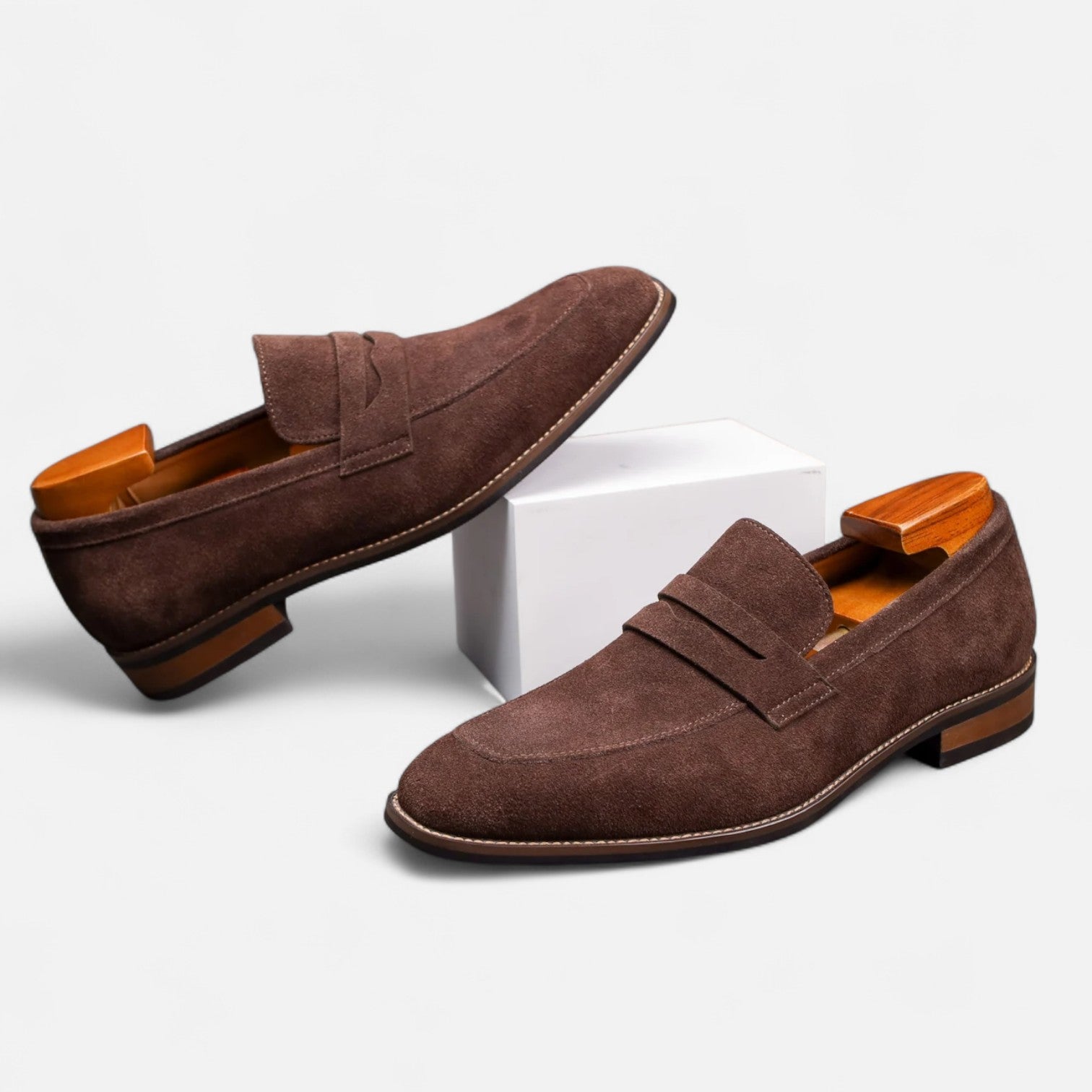 Dorevelle Men’s Elegant Classic Comfort Penny Loafers for Stylish & Comfortable Wear
