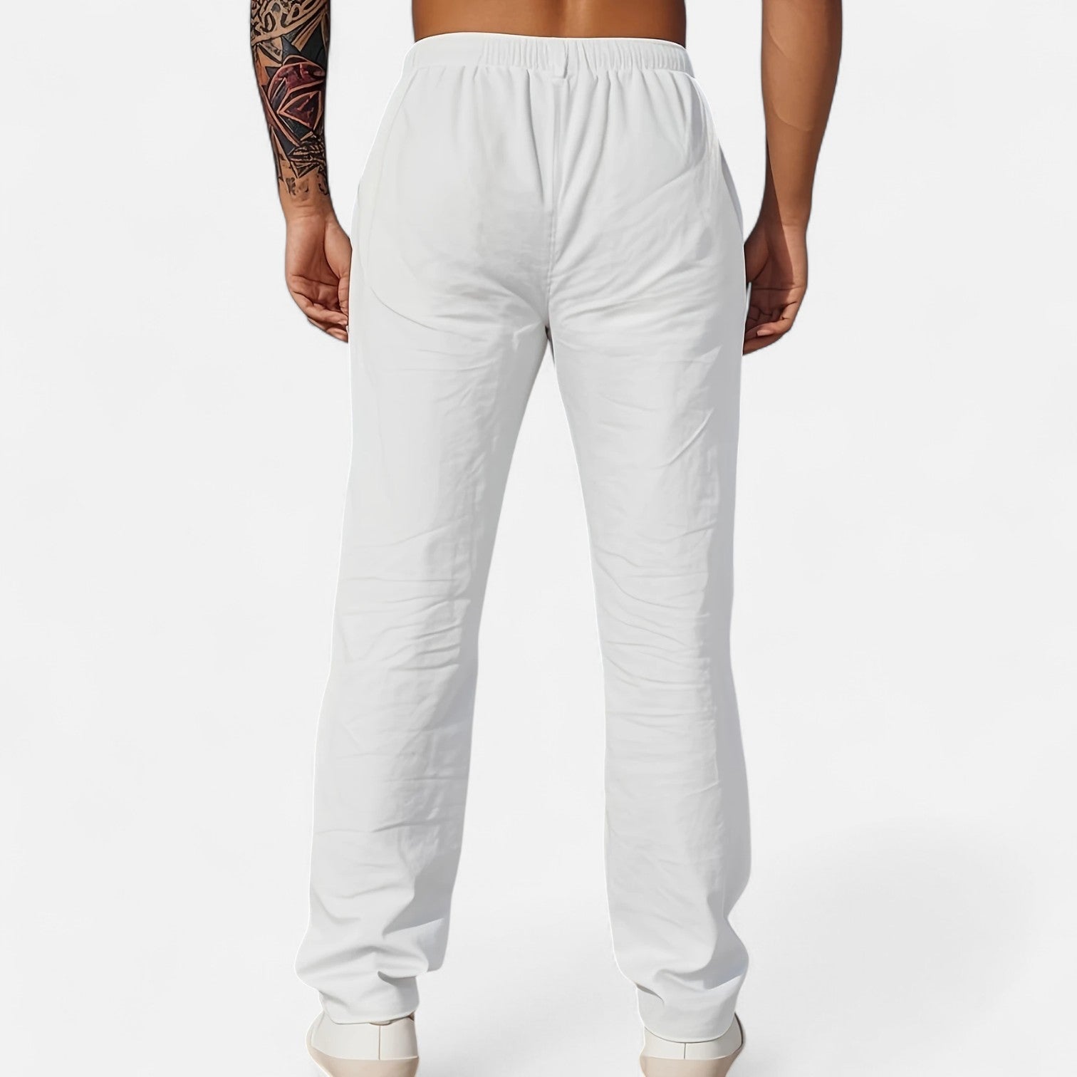 Dorevelle Men’s Linen Trousers – Classic Heritage Relaxed Fit for Ultimate Comfort
