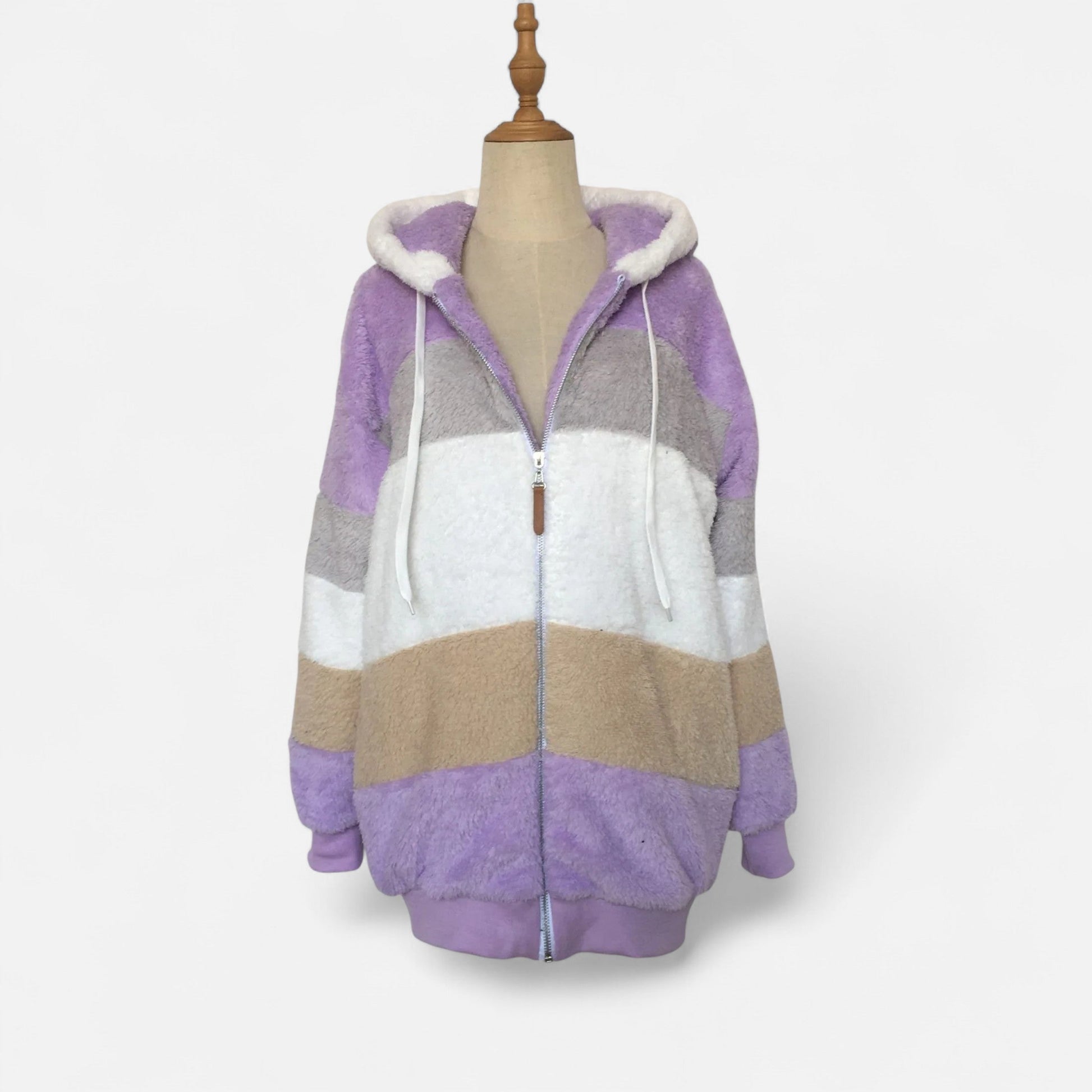 Dorevelle | Damen Oversized Jacke mit Kapuze – Elegante Herbst- und Wintermode