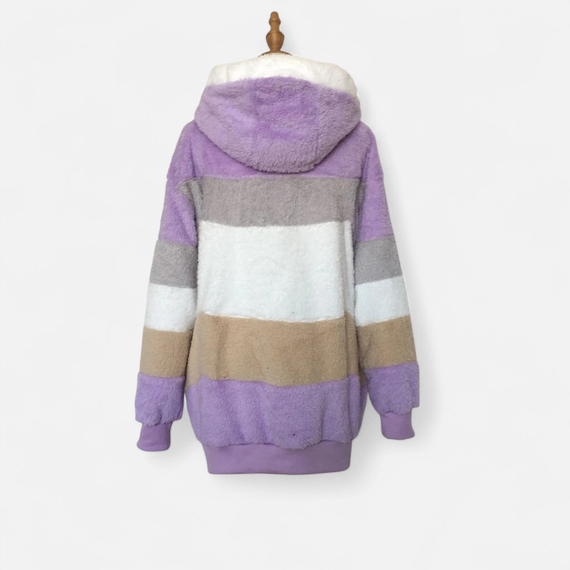 Dorevelle | Damen Oversized Jacke mit Kapuze – Elegante Herbst- und Wintermode