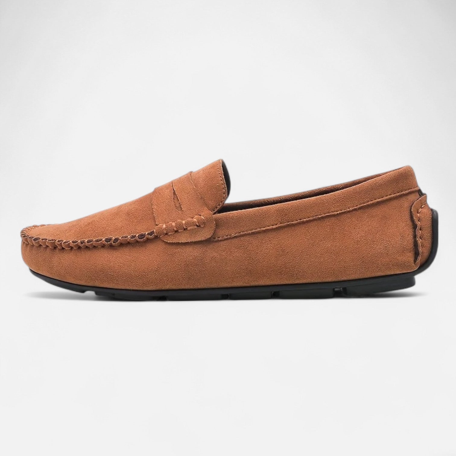 Dorevelle Men's Elegant Leather Slip-On Loafers for Stylish Comfort