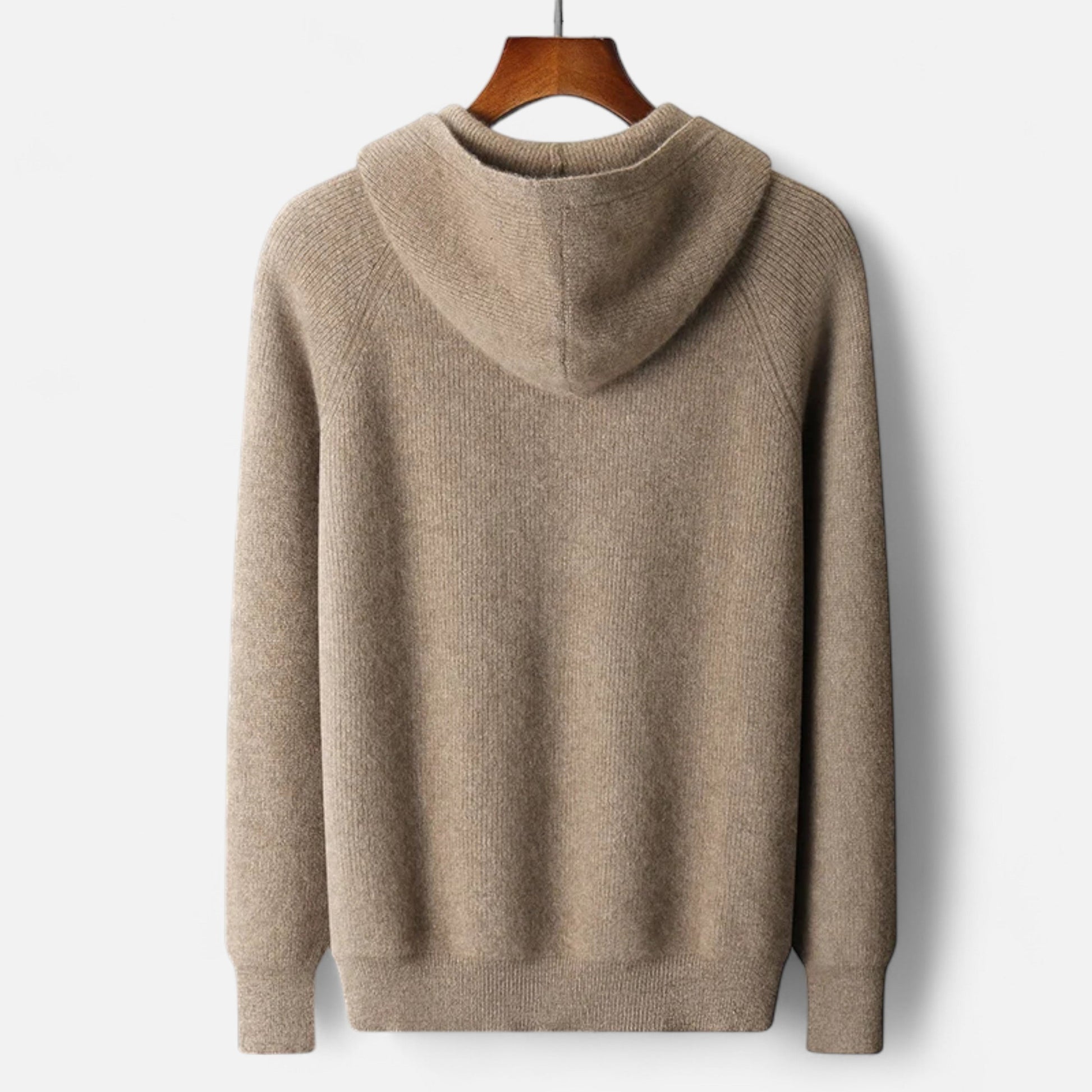 Dorevelle | Herren Zipper-Hoodie aus Heritage Merino Wolls Signatur-Design