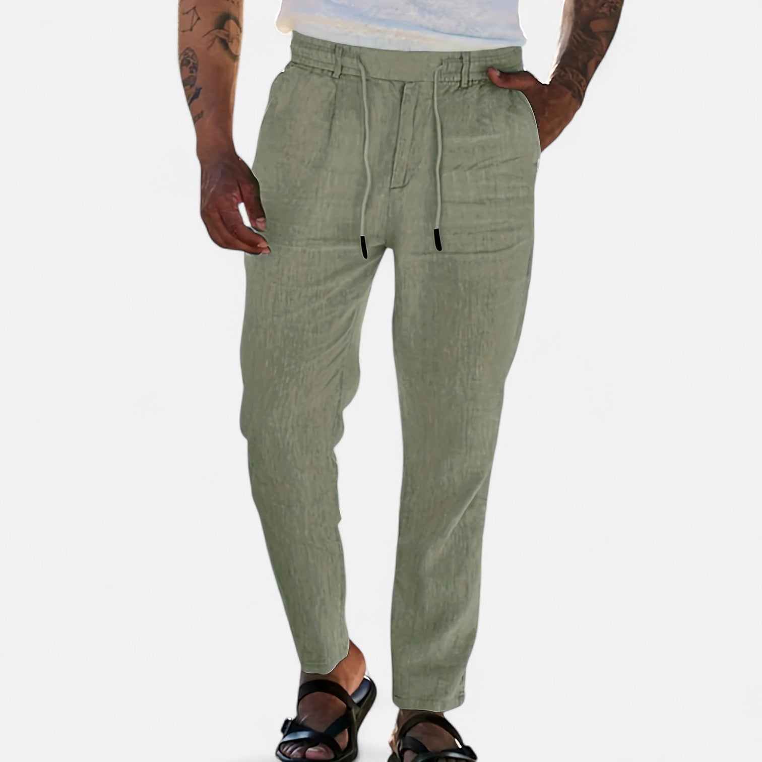Dorevelle | Men’s Linen Trousers – Heritage Lightweight Fit for Stylish Comfort