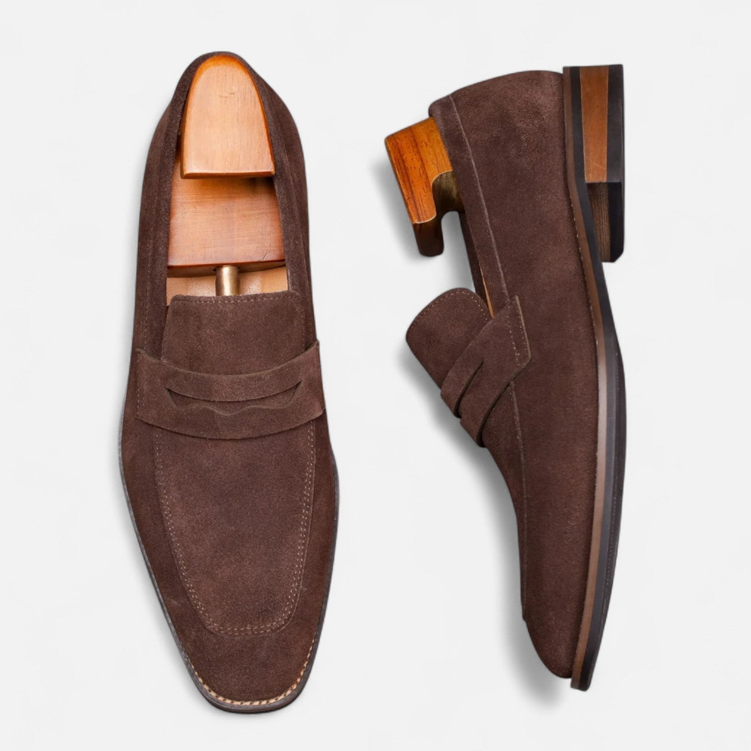Dorevelle Men’s Elegant Classic Comfort Penny Loafers for Stylish & Comfortable Wear
