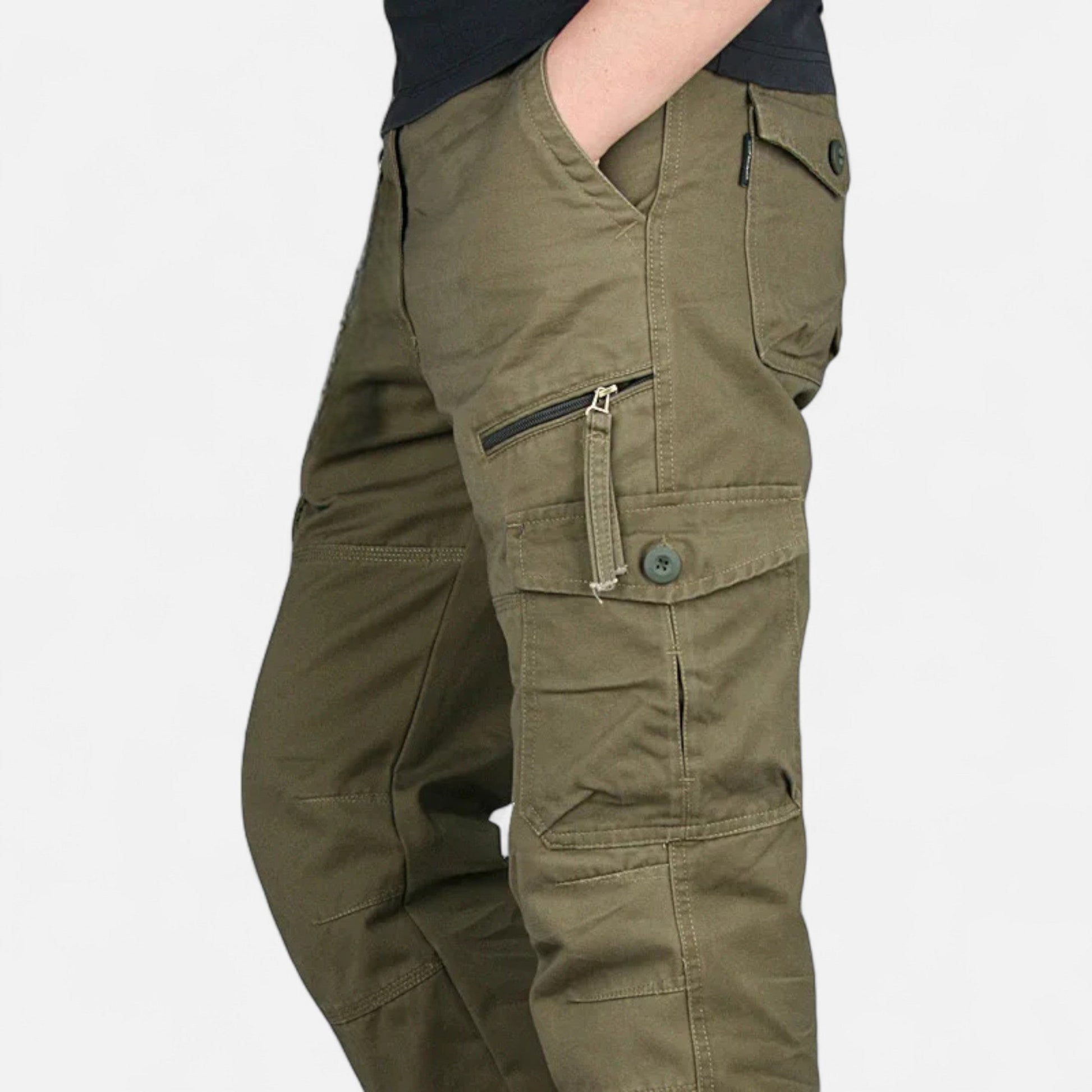 Dorevelle | Herren Cargo-Hosen – Herbstlicher Militär-Cotton-Stil für Männer