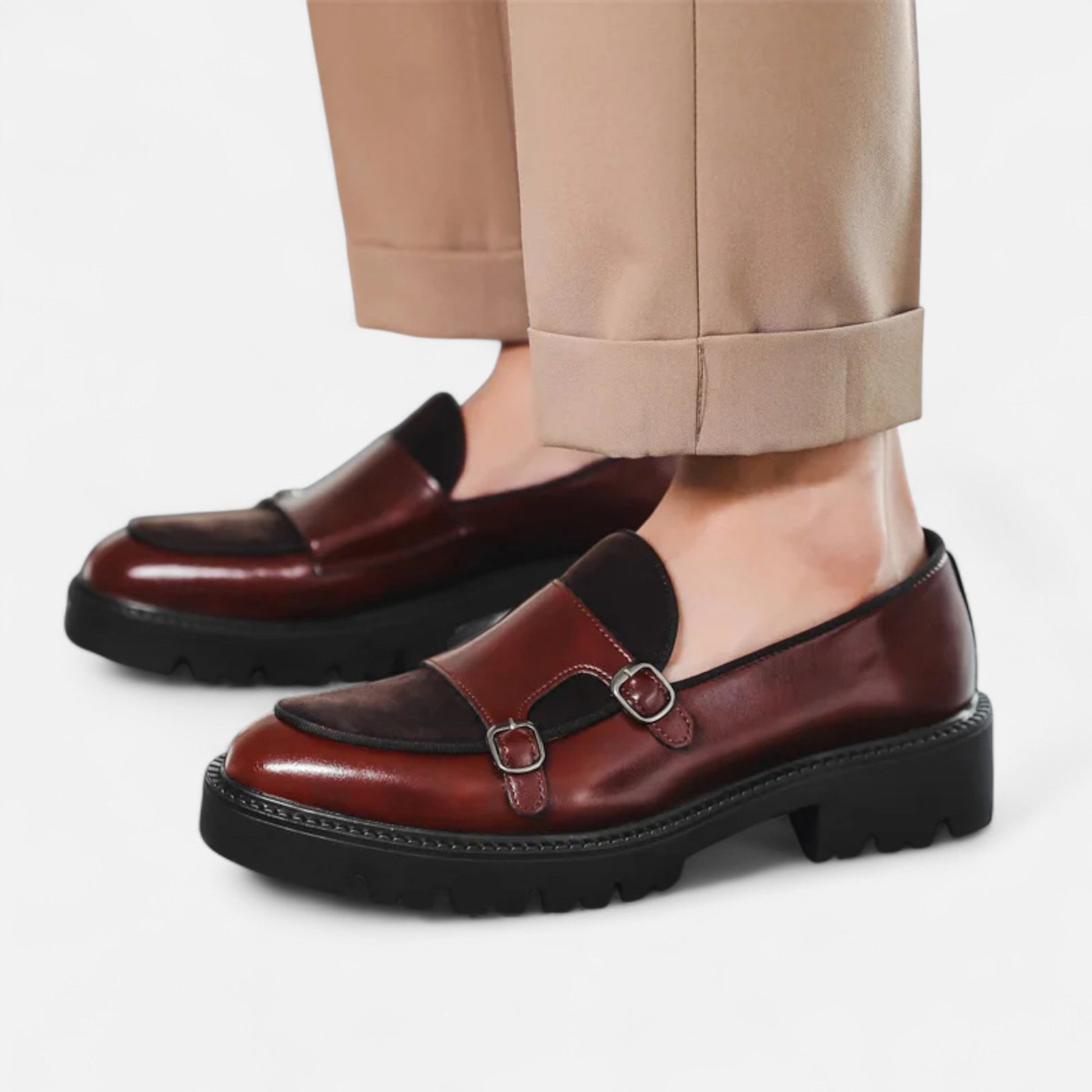 Dorevelle | Herrenschuhe aus Leder – Britische dicken Sohlen für stilvolle Eleganz