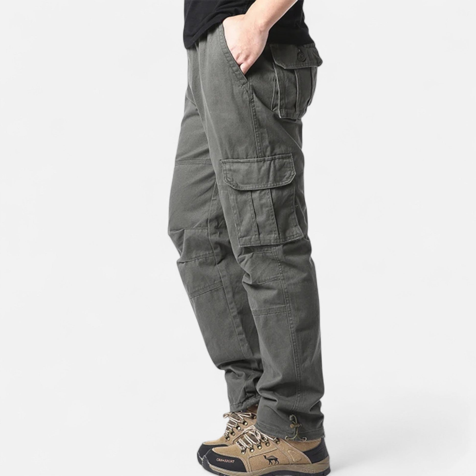 Dorevelle Men’s Cargo Trousers – Classic Cotton Military-Inspired Heritage Style
