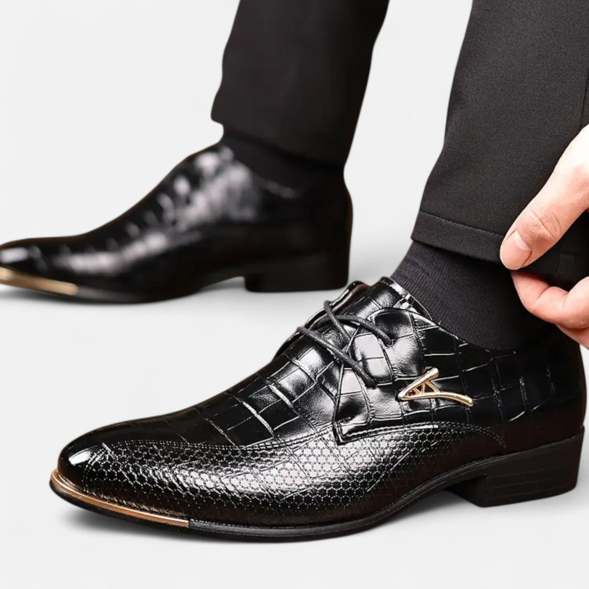 Dorevelle Élégantes Chaussures Formelles en Cuir PU pour Homme