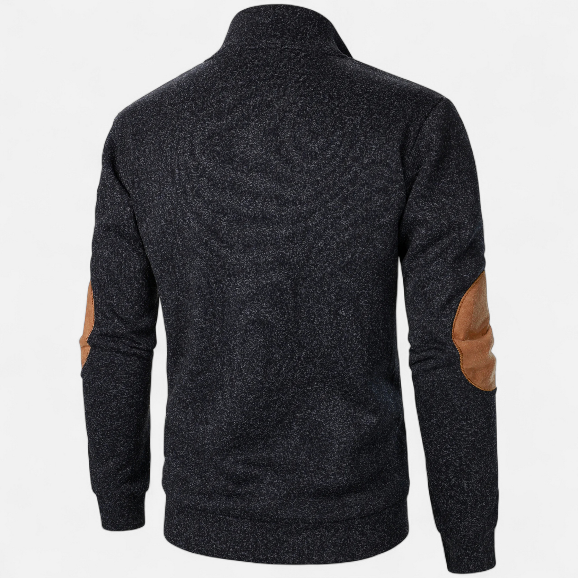 Dorevelle Men’s Knitted Sweater with Stand Collar – Elegant Heritage Style for Timeless Comfort