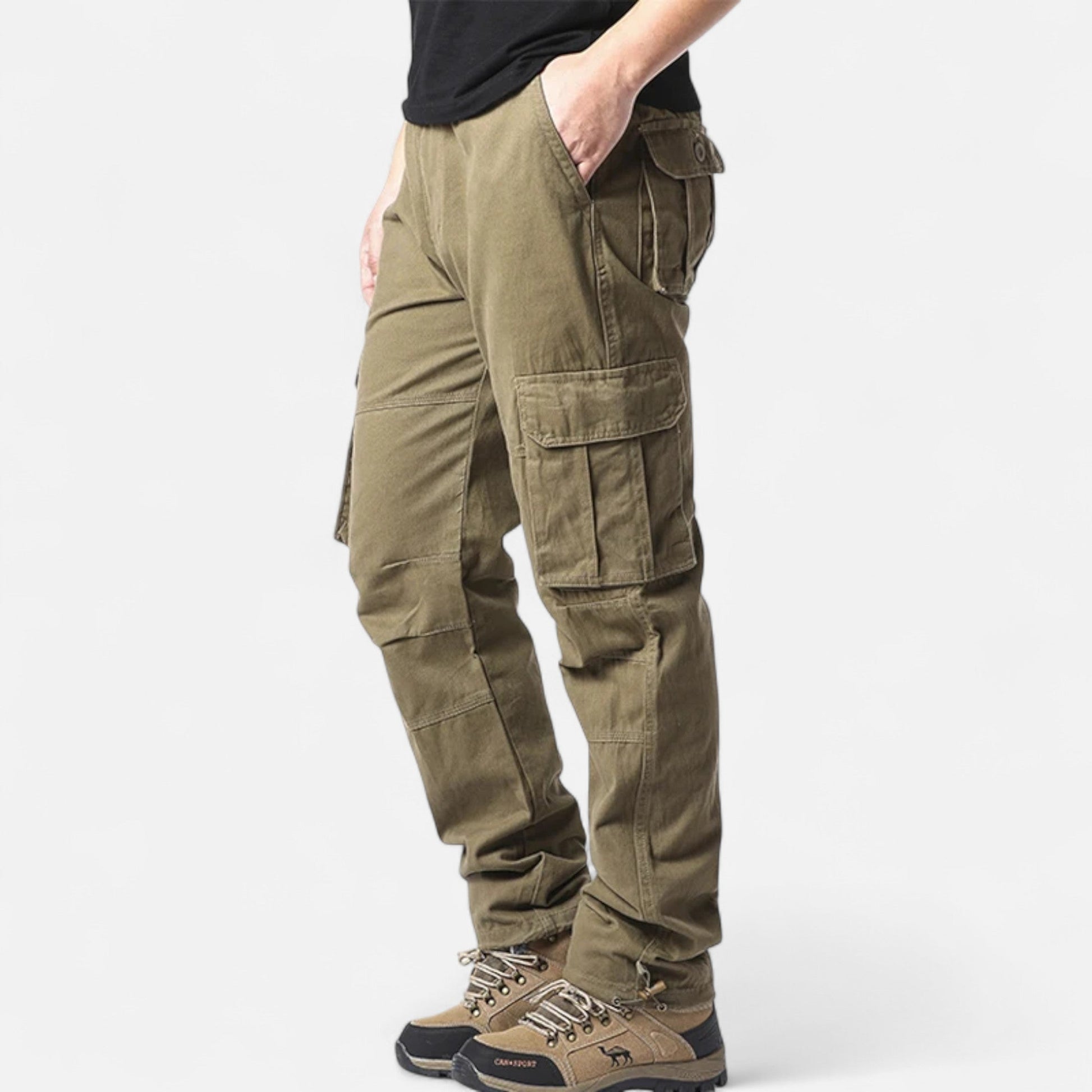 Dorevelle Men’s Cargo Trousers – Classic Cotton Military-Inspired Heritage Style