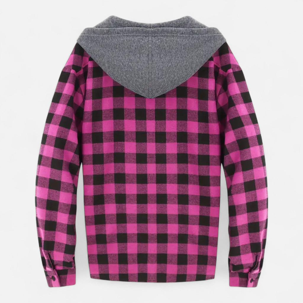 Dorevelle men’s stylish button-up hooded sweater for a casual yet trendy look