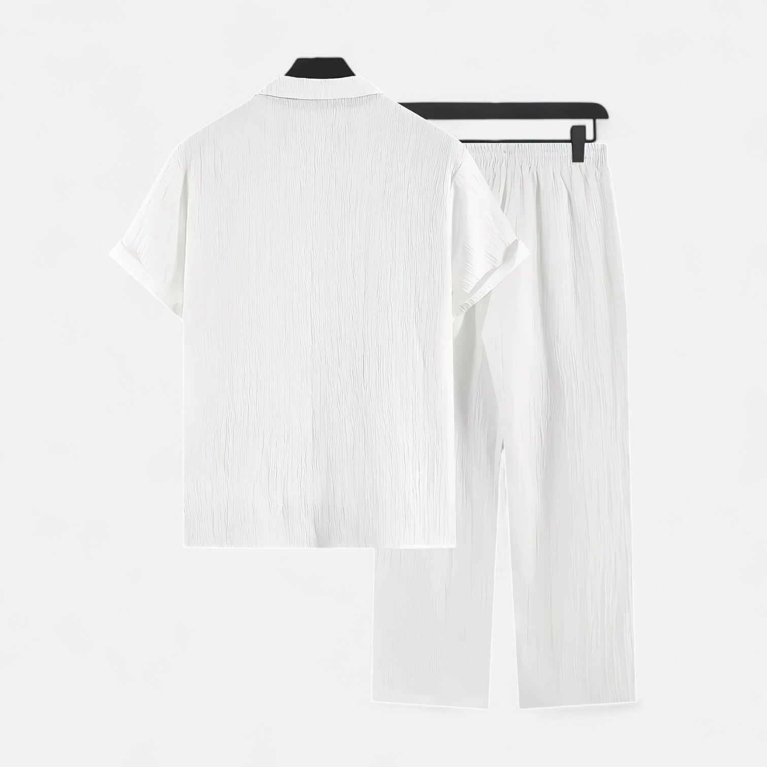 Dorevelle Men’s Linen Set – Stylish Riviera Button-Up Comfort