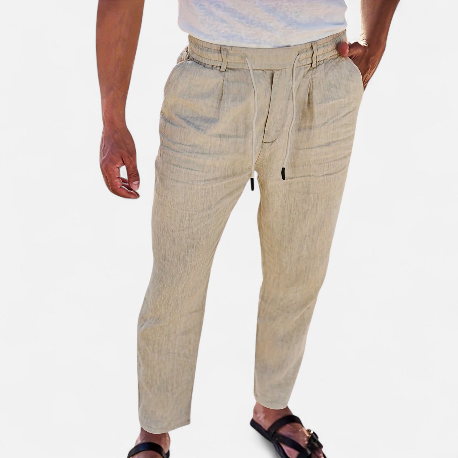 Dorevelle | Men’s Linen Trousers – Heritage Lightweight Fit for Stylish Comfort