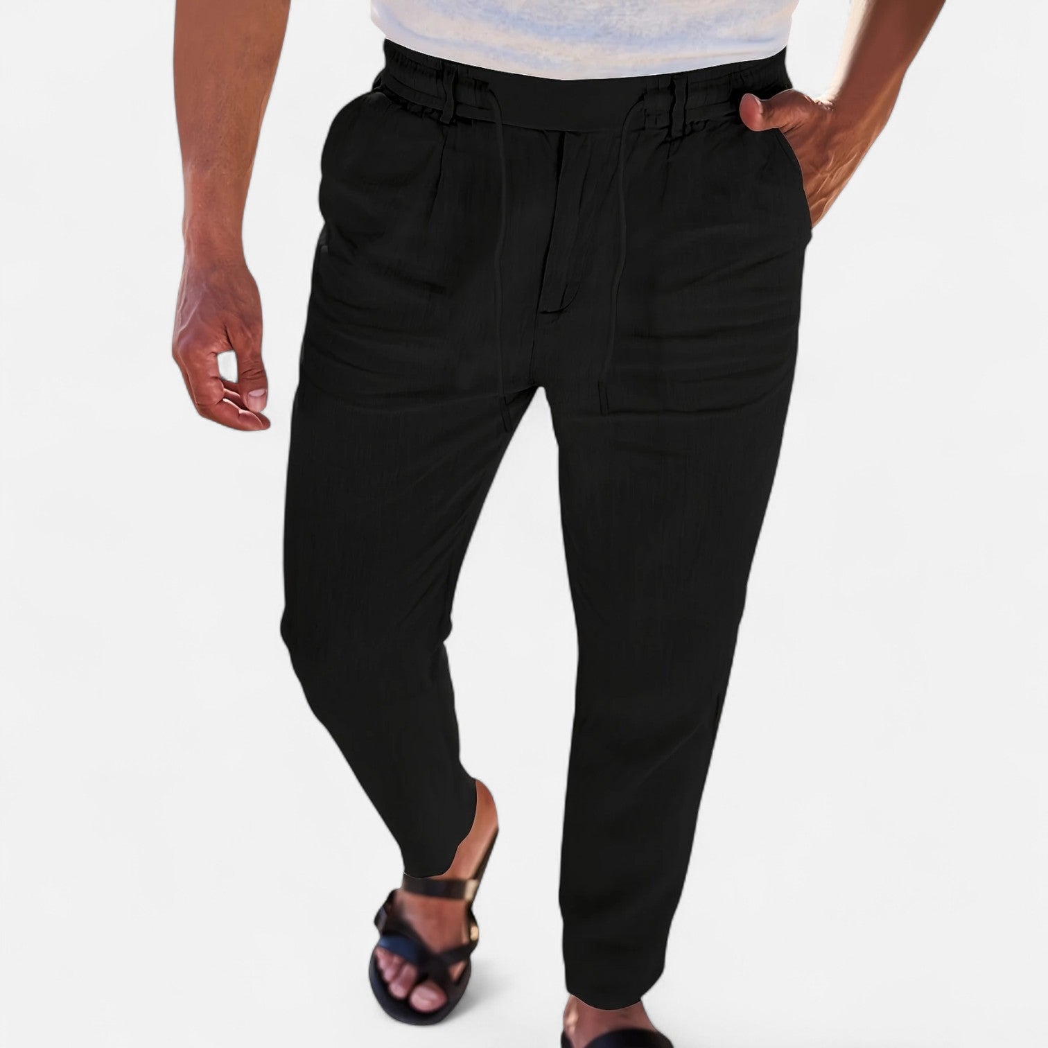 Dorevelle | Men’s Linen Trousers – Heritage Lightweight Fit for Stylish Comfort