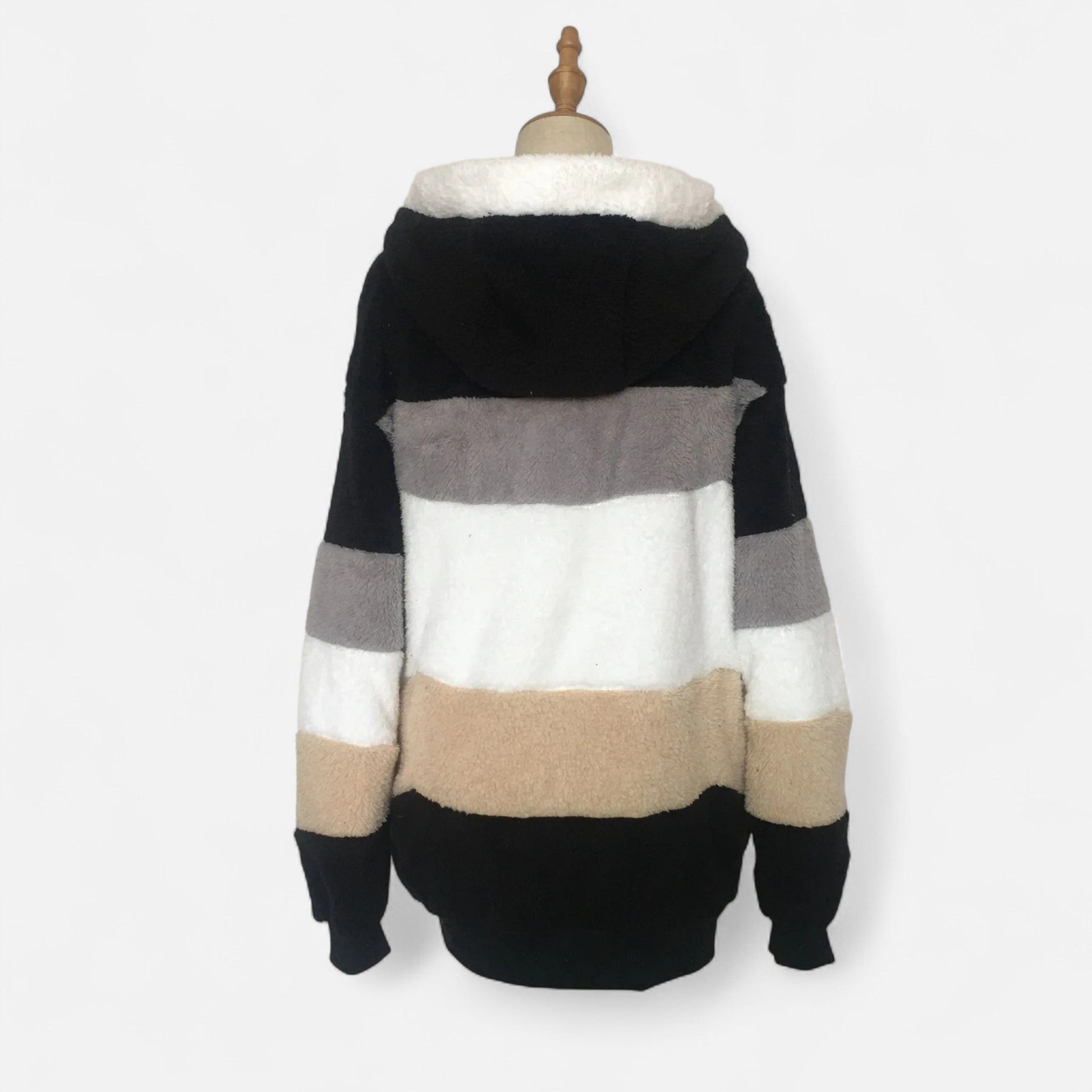 Dorevelle | Damen Oversized Jacke mit Kapuze – Elegante Herbst- und Wintermode