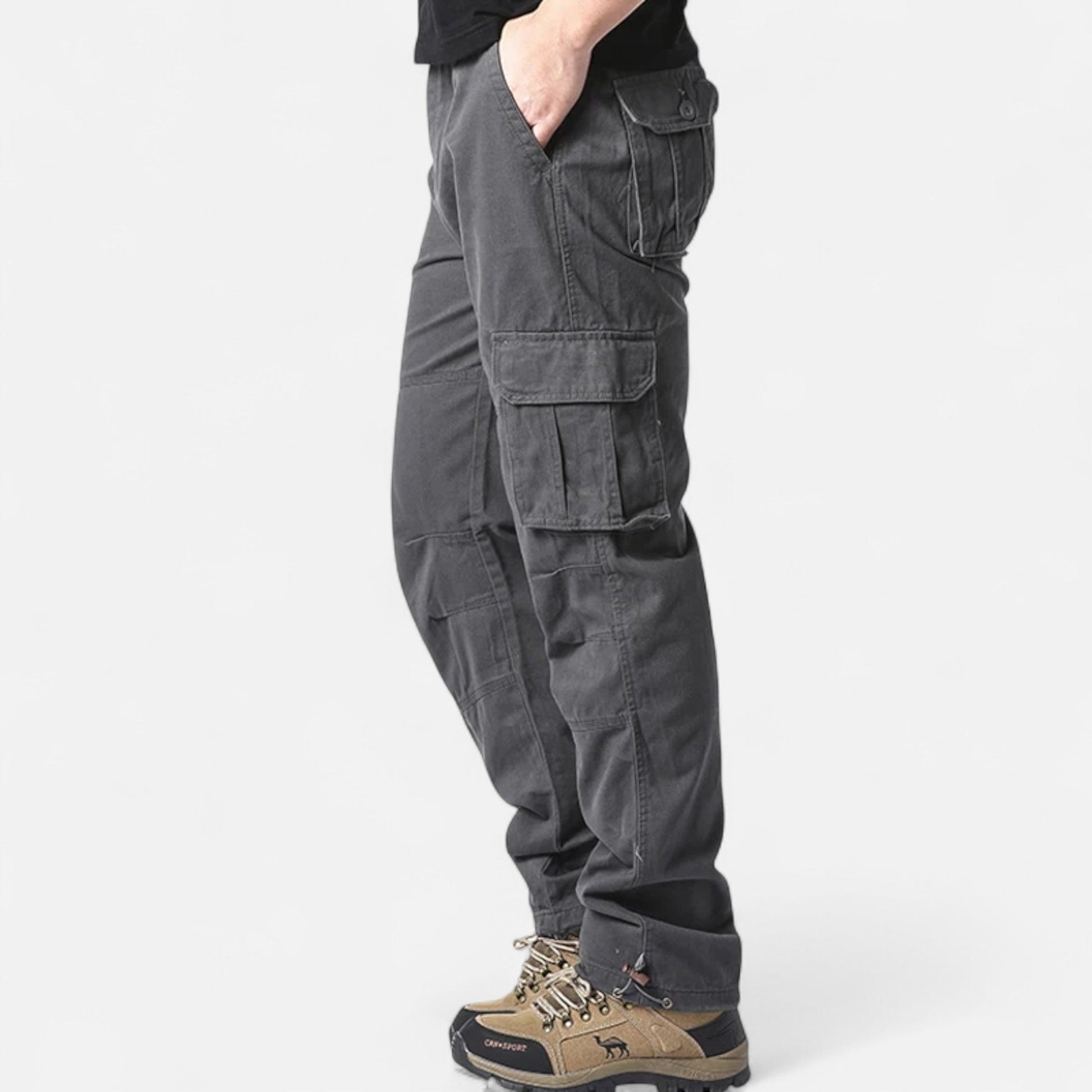 Dorevelle Men’s Cargo Trousers – Classic Cotton Military-Inspired Heritage Style