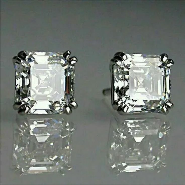 Elegant Vintage White Gold Cubic Earrings