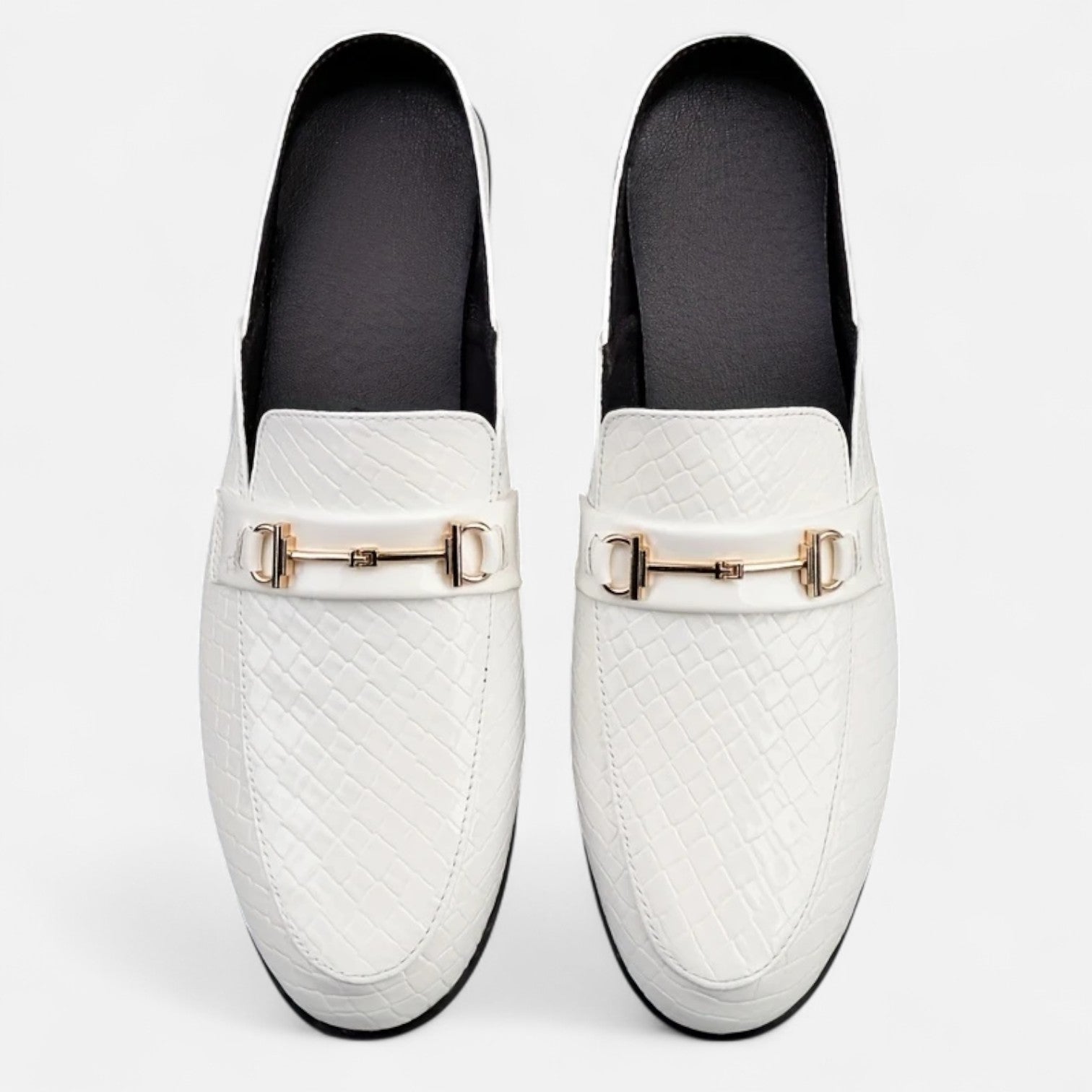 Dorevelle Men’s Dress Loafers with Stylish Buckle & Classic Round Toe Design