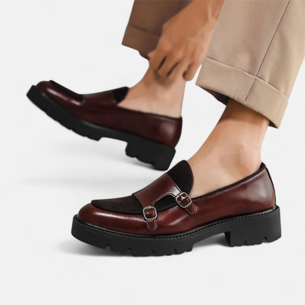 Dorevelle | Herrenschuhe aus Leder – Britische dicken Sohlen für stilvolle Eleganz