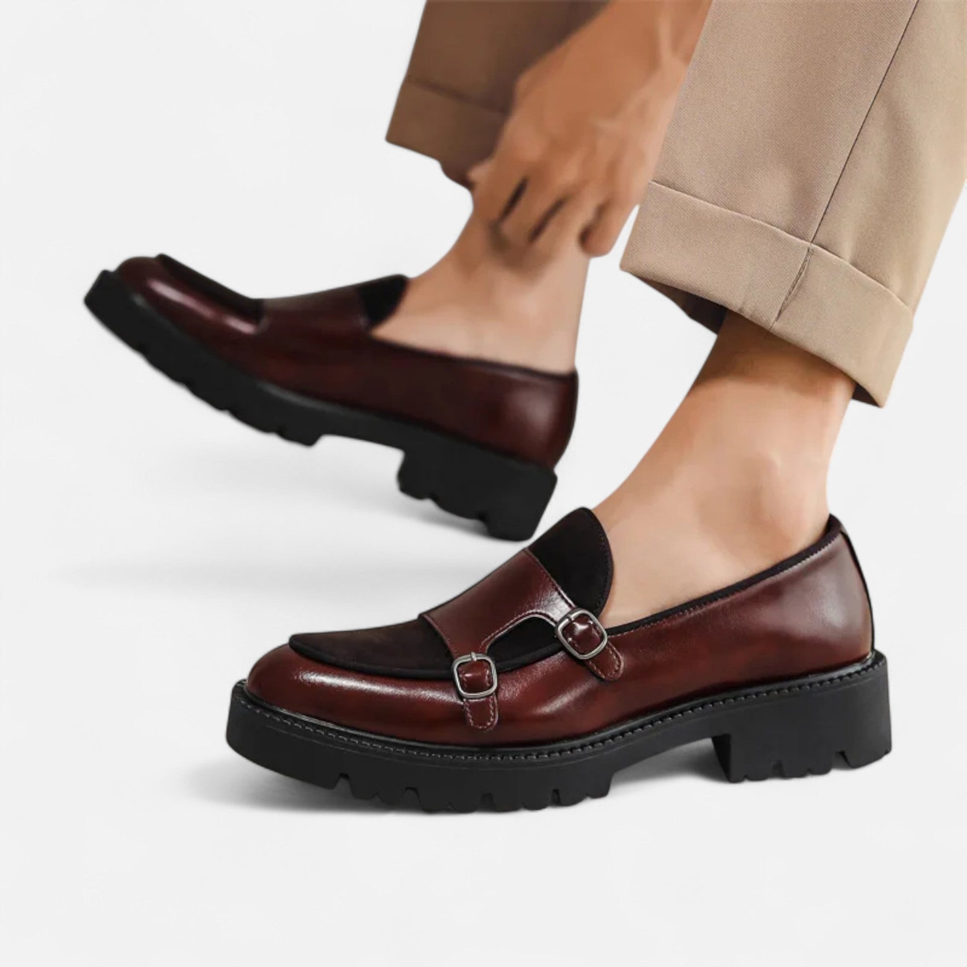 Dorevelle | Herrenschuhe aus Leder – Britische dicken Sohlen für stilvolle Eleganz