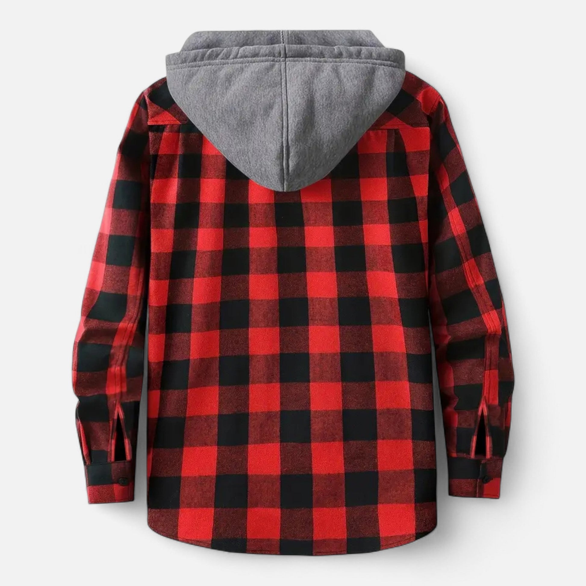 Dorevelle men’s stylish button-up hooded sweater for a casual yet trendy look