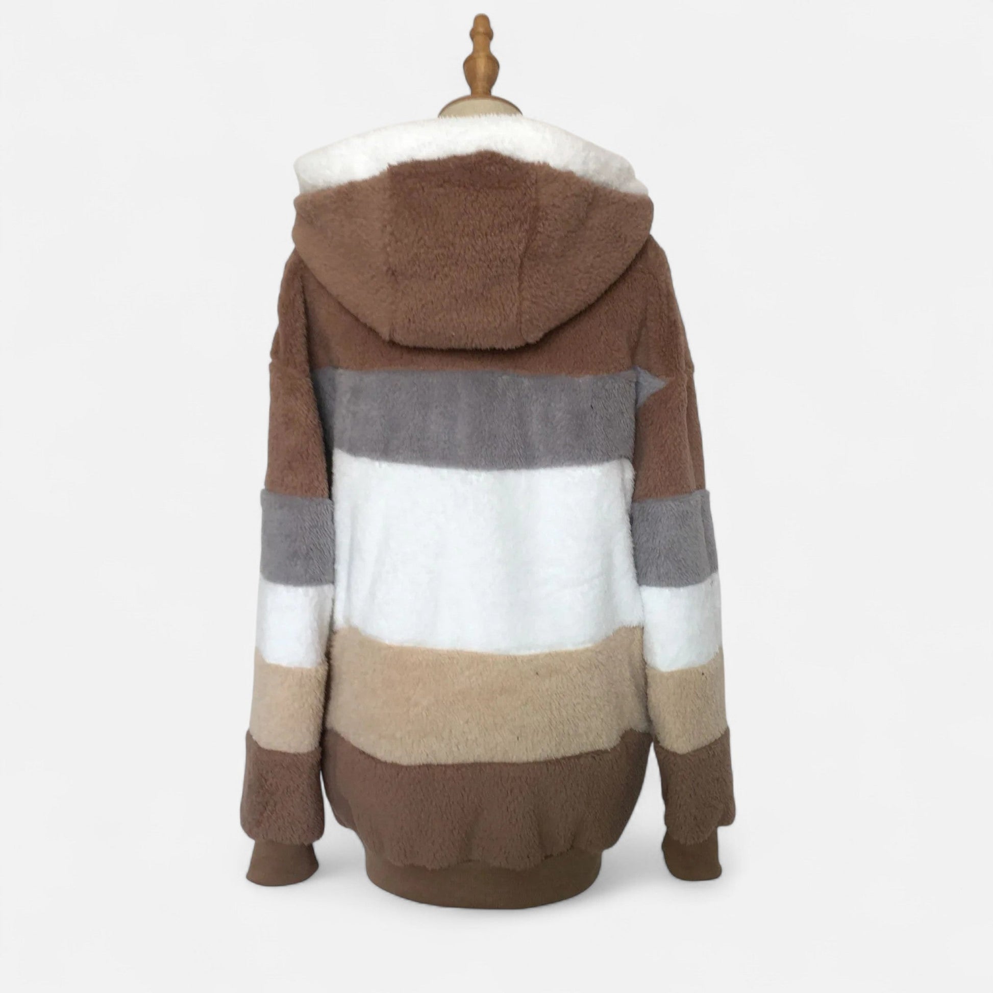 Dorevelle | Damen Oversized Jacke mit Kapuze – Elegante Herbst- und Wintermode