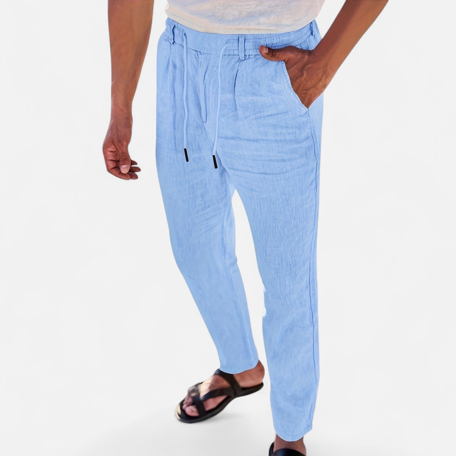 Dorevelle | Men’s Linen Trousers – Heritage Lightweight Fit for Stylish Comfort