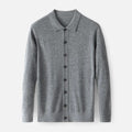 Dorevelle Men’s Wool Sweater – Premium Fine Yarn Button-Up Classic for Timeless Style
