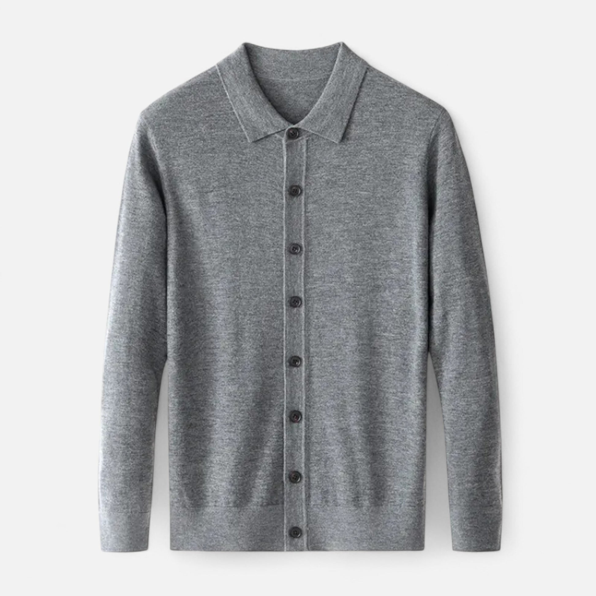 Dorevelle Men’s Wool Sweater – Premium Fine Yarn Button-Up Classic for Timeless Style