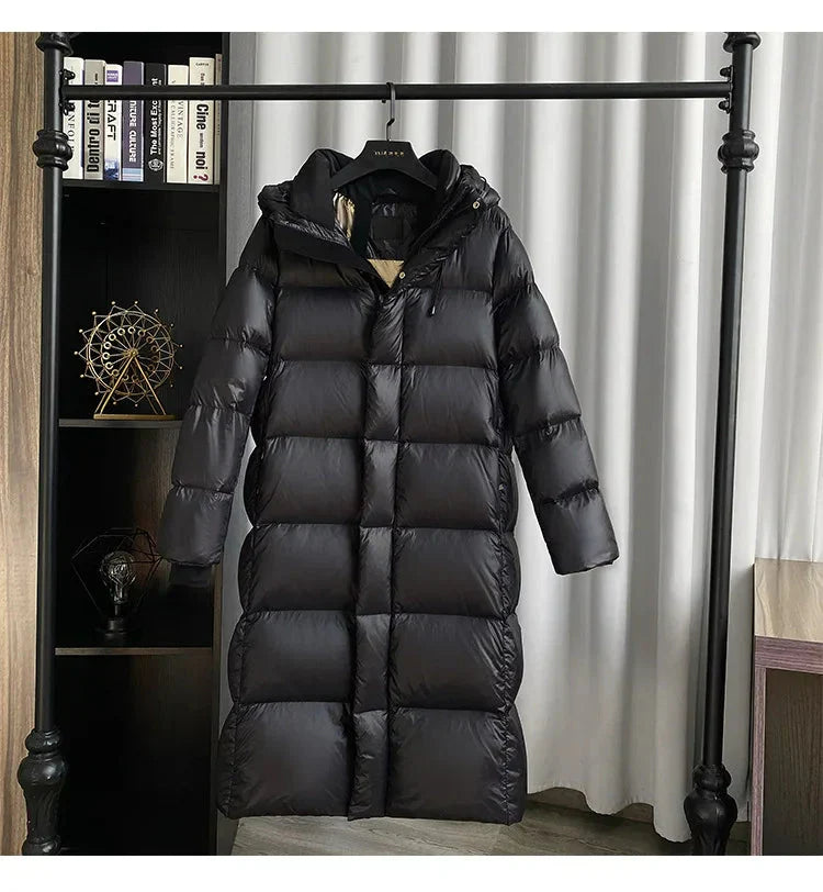 Lira - Warm and Comfortable Thick Puffer Hooded Down Jacket for Cold Days