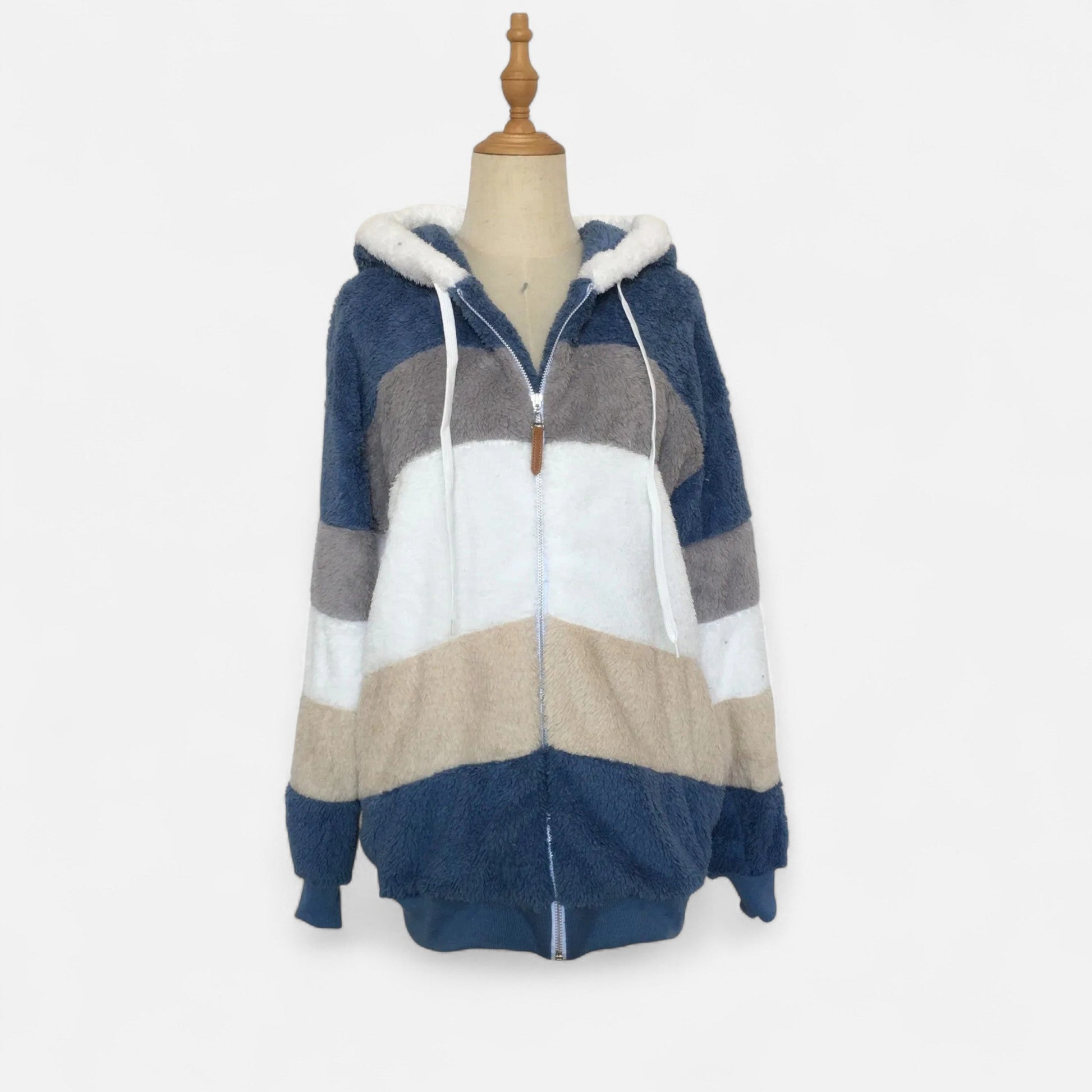 Dorevelle | Damen Oversized Jacke mit Kapuze – Elegante Herbst- und Wintermode